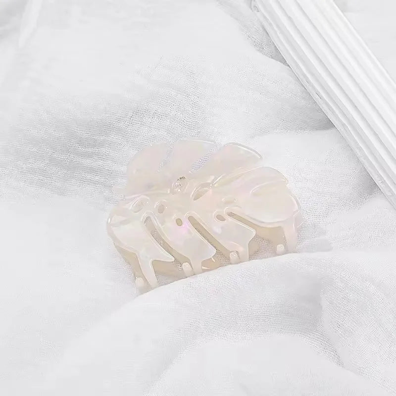 Monstera Leaf Hair Claw - Clip