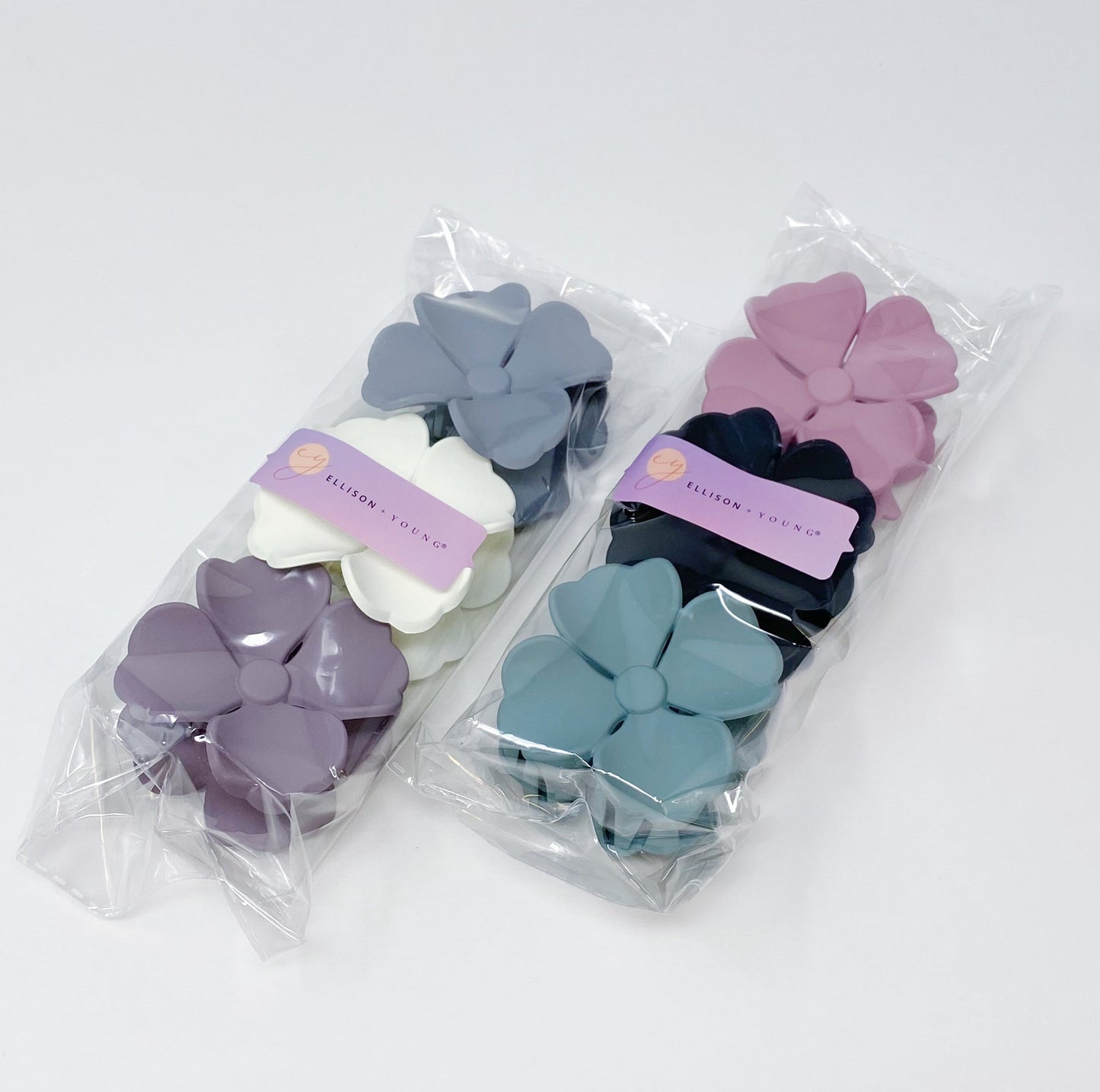 Hibiscus Petals Hair Claw Set of 3