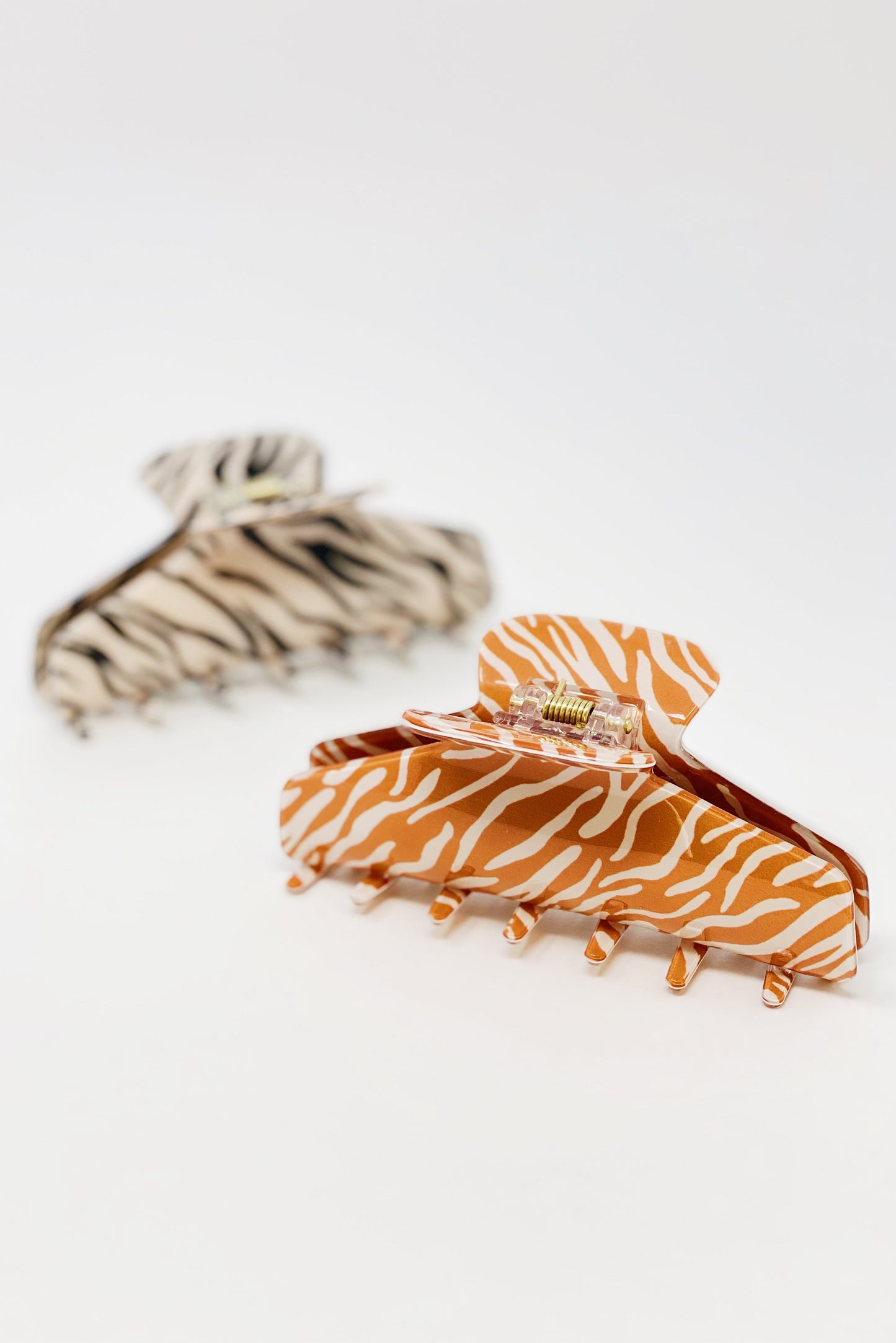 Zebra Print Hair Clip