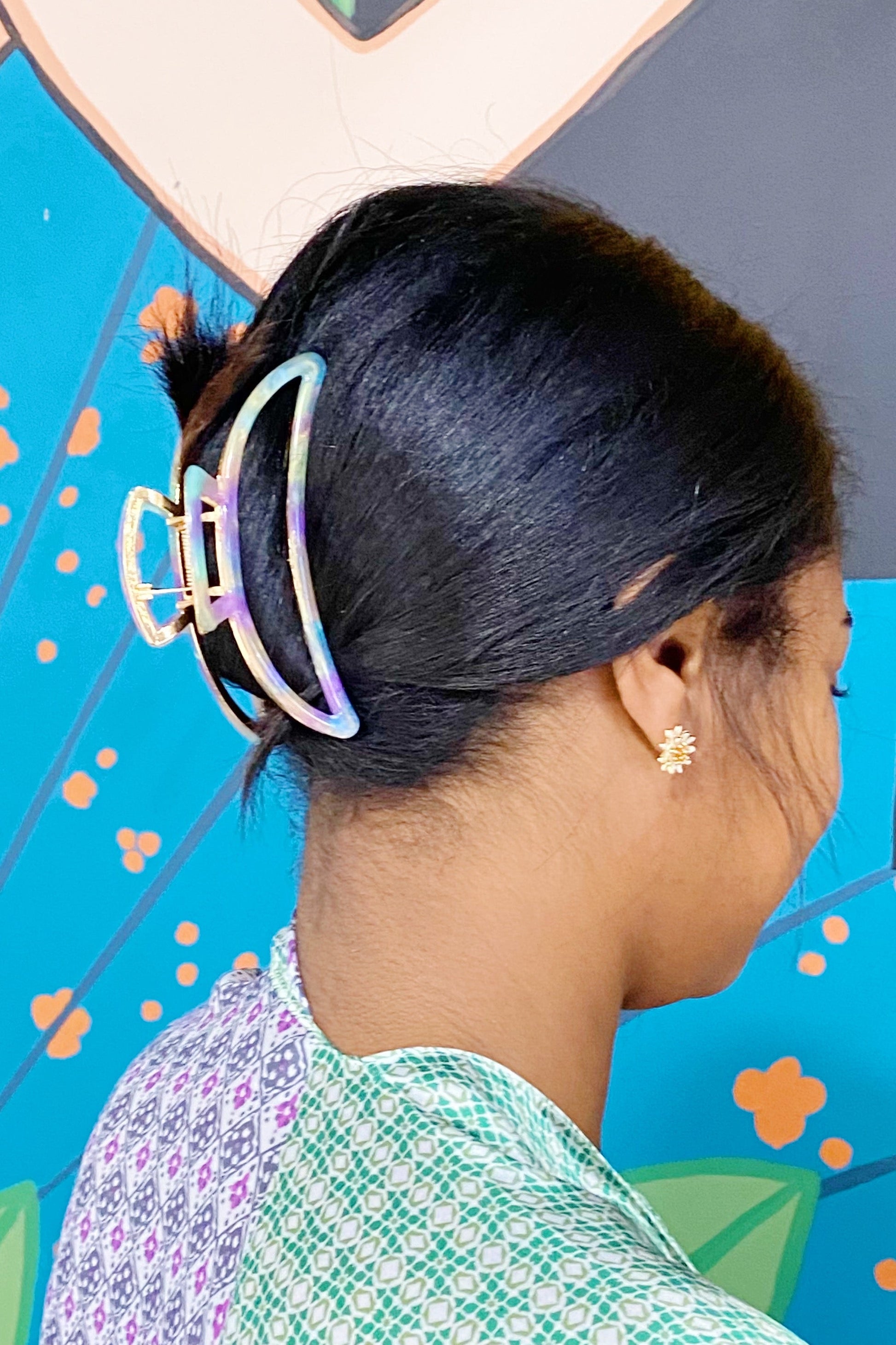 Jenna Half Moon Hair Claw - Totes and Tangles