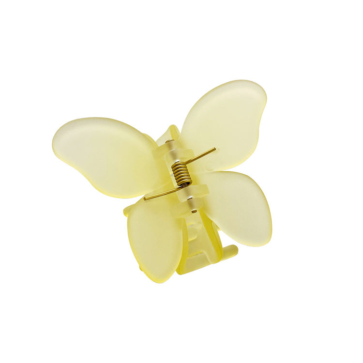 Frosted Butterfly Hair Claw Clip