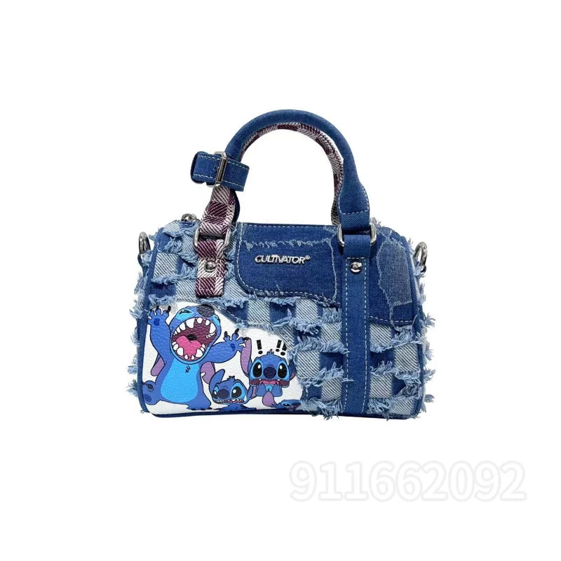 Disney Stitch Original Women's Handbag Luxury Brand Fashion Women's One Shoulder Crossbody Bag Cartoon Cute Girls' Handbag - Totes and Tangles