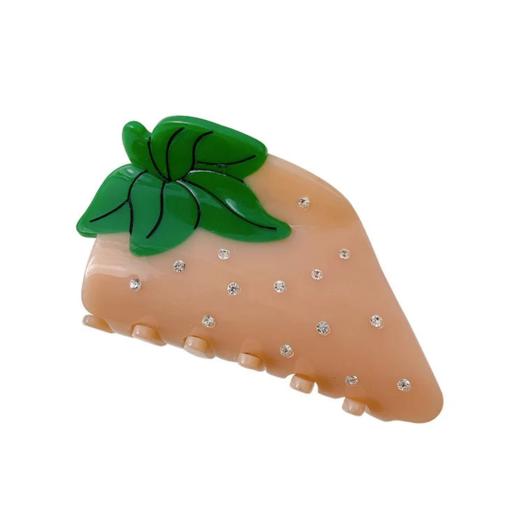 Strawberry Sparkle Hair Claw - Clip