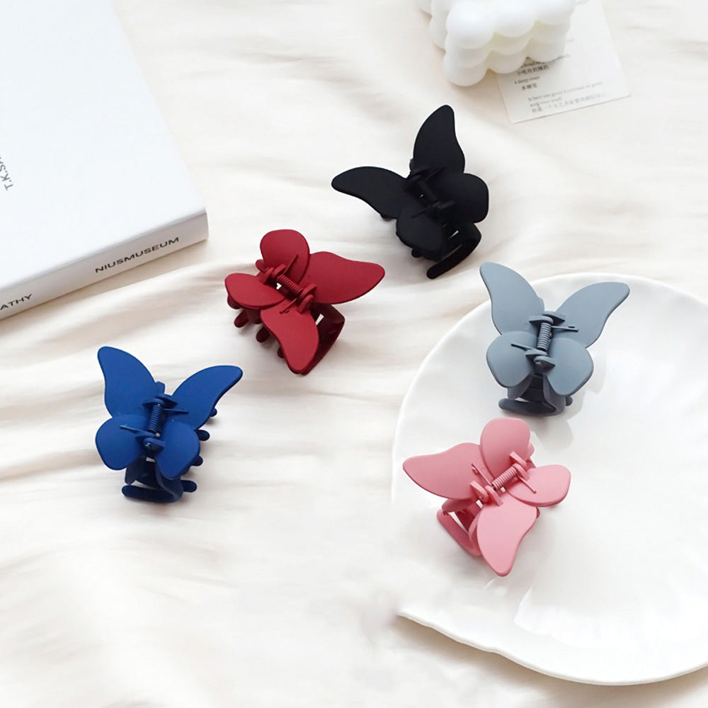 Wholesale Hot Selling Cute Mini Matte Decorative Accessories Plastic Hair Claw Clips for Women Thick Thin Hair - Totes and Tangles