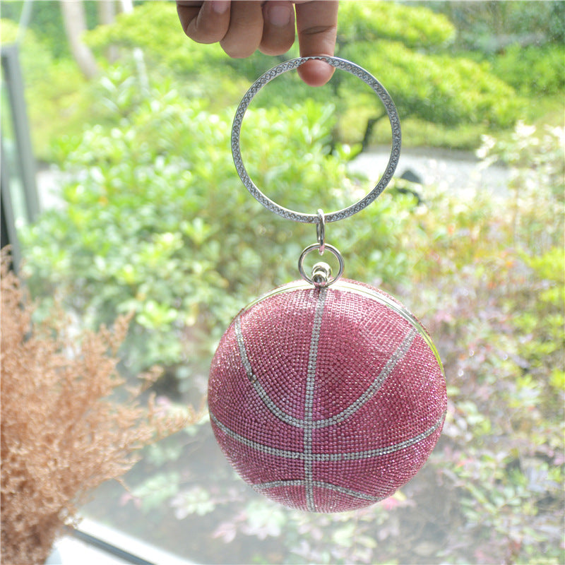 Basketball Rhinestone Handbag