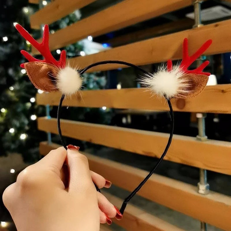 Christmas Reindeer Antler Barrettes and Headbands