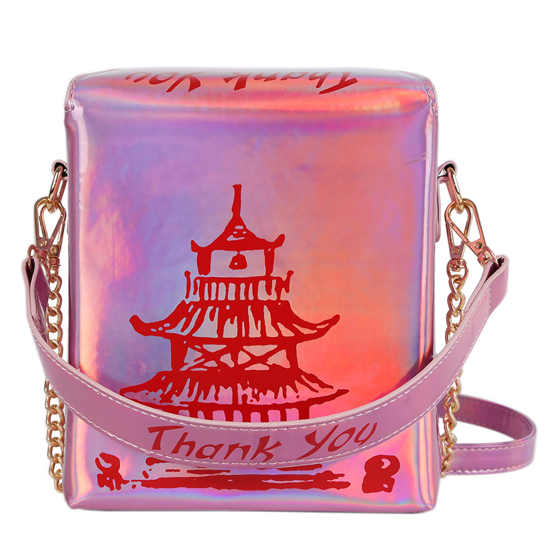 Chinese Takeout Box Crossbody Purse