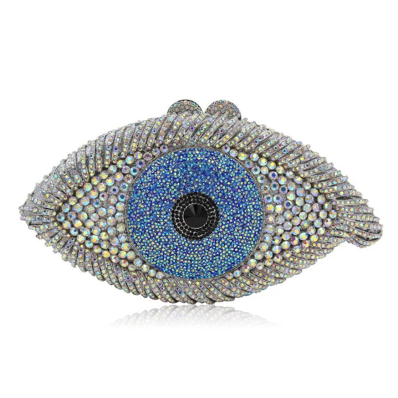 Evil  Eye  Rhinestone Purse - Totes and Tangles