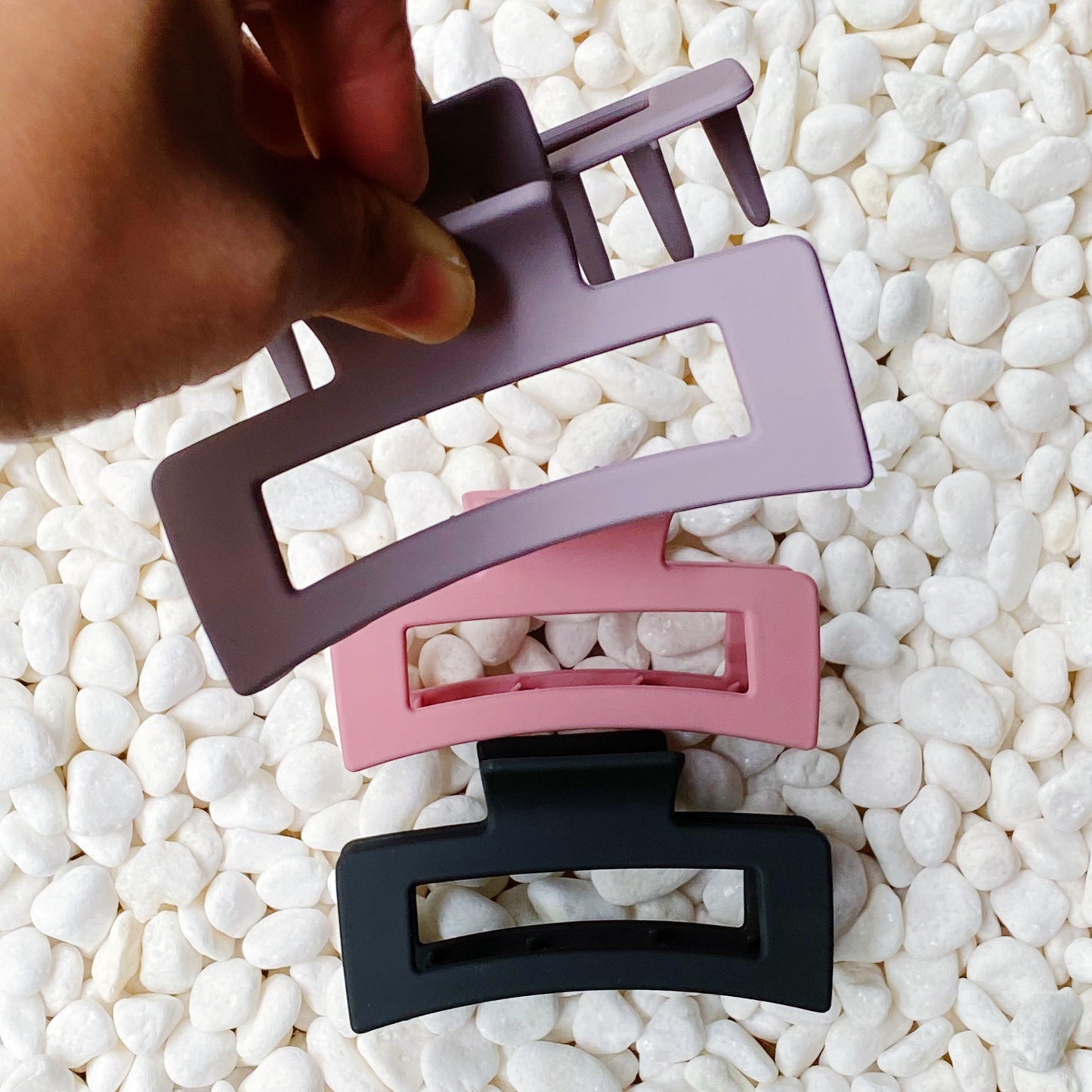 Monotone Hair Claw Set - Totes and Tangles