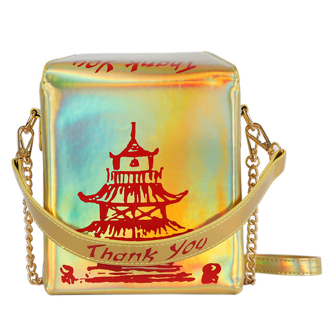 Chinese Takeout Box Crossbody Purse