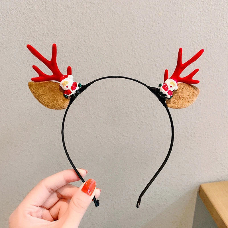 Christmas Reindeer Antler Barrettes and Headbands