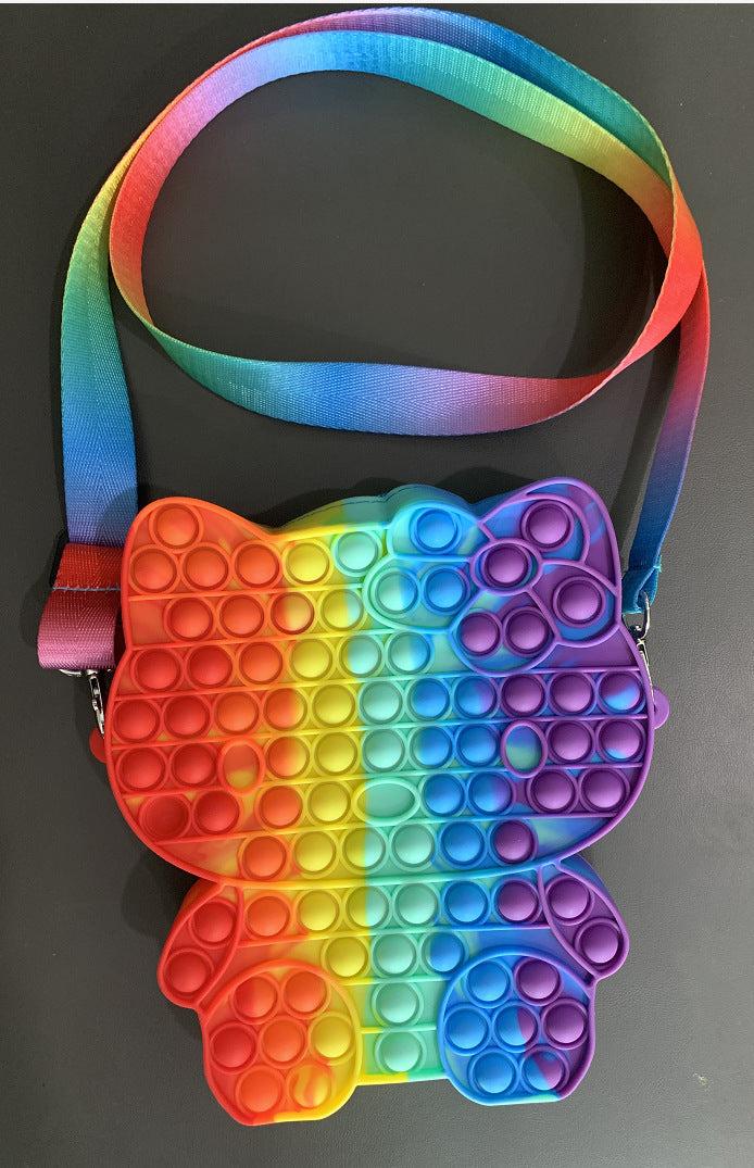 New Arrivals Kid Pop It Purse  Candy Color Children Designer  Purses and Handbags Woman Designer Purse - Totes and Tangles