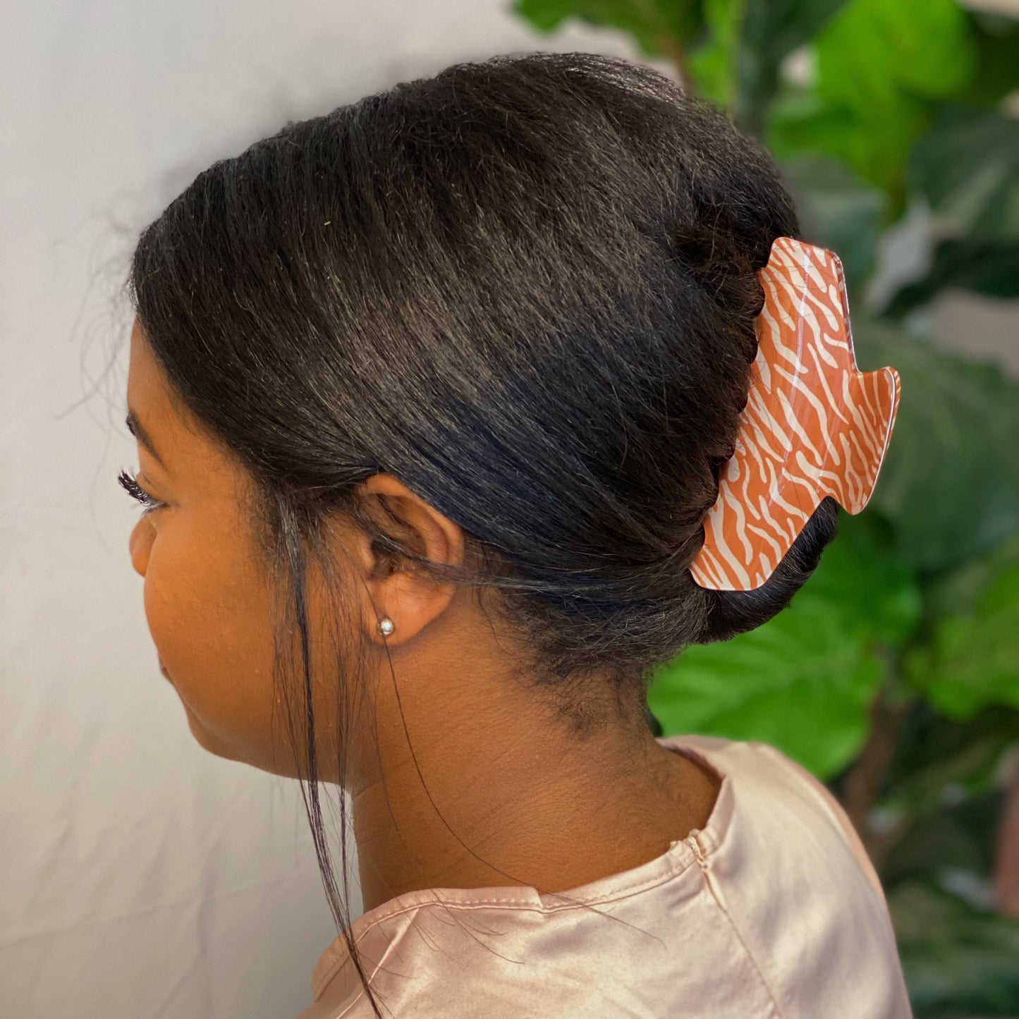 Zebra Print Hair Clip