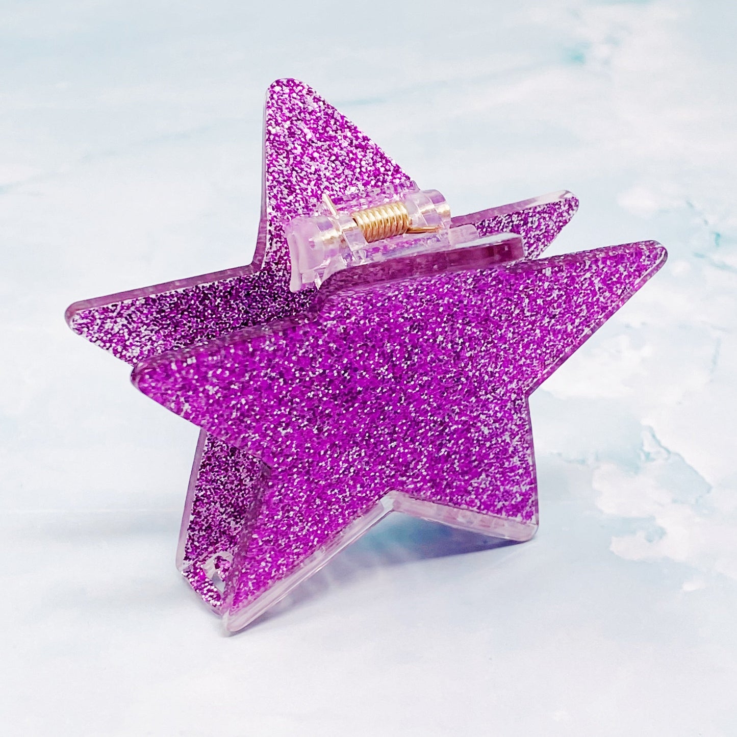Dipped in Glitter Star Hair Claw