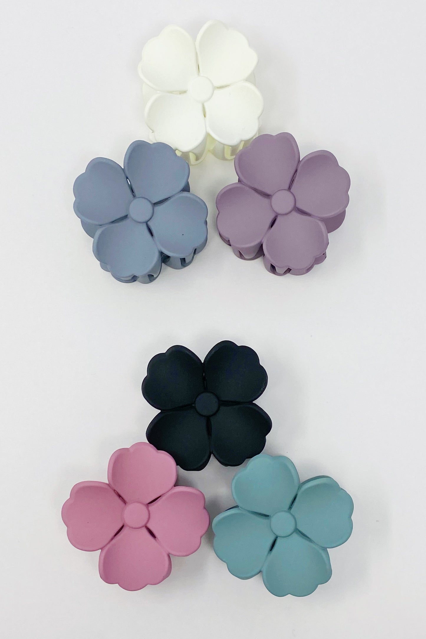 Hibiscus Petals Hair Claw Set of 3