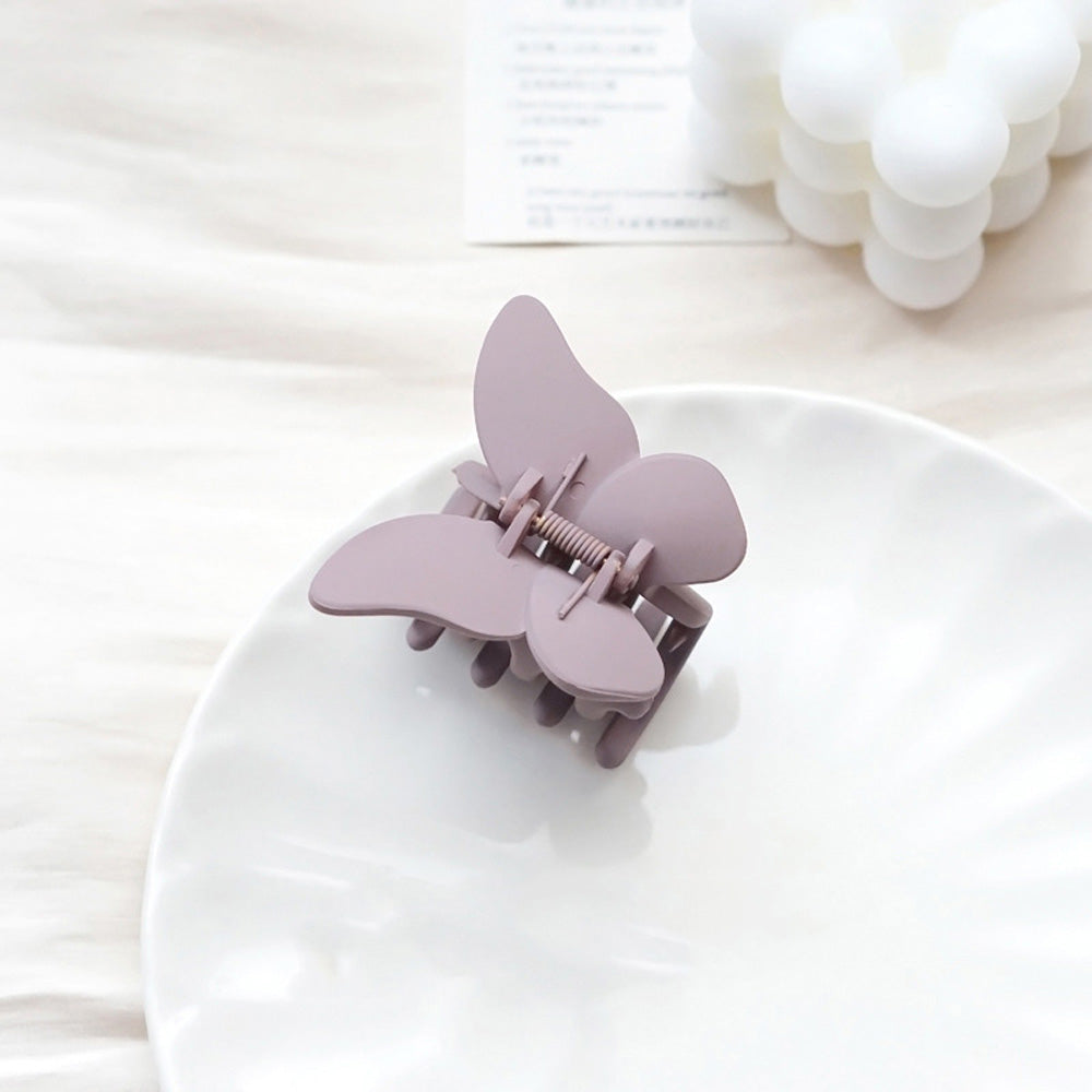 Wholesale Hot Selling Cute Mini Matte Decorative Accessories Plastic Hair Claw Clips for Women Thick Thin Hair - Totes and Tangles