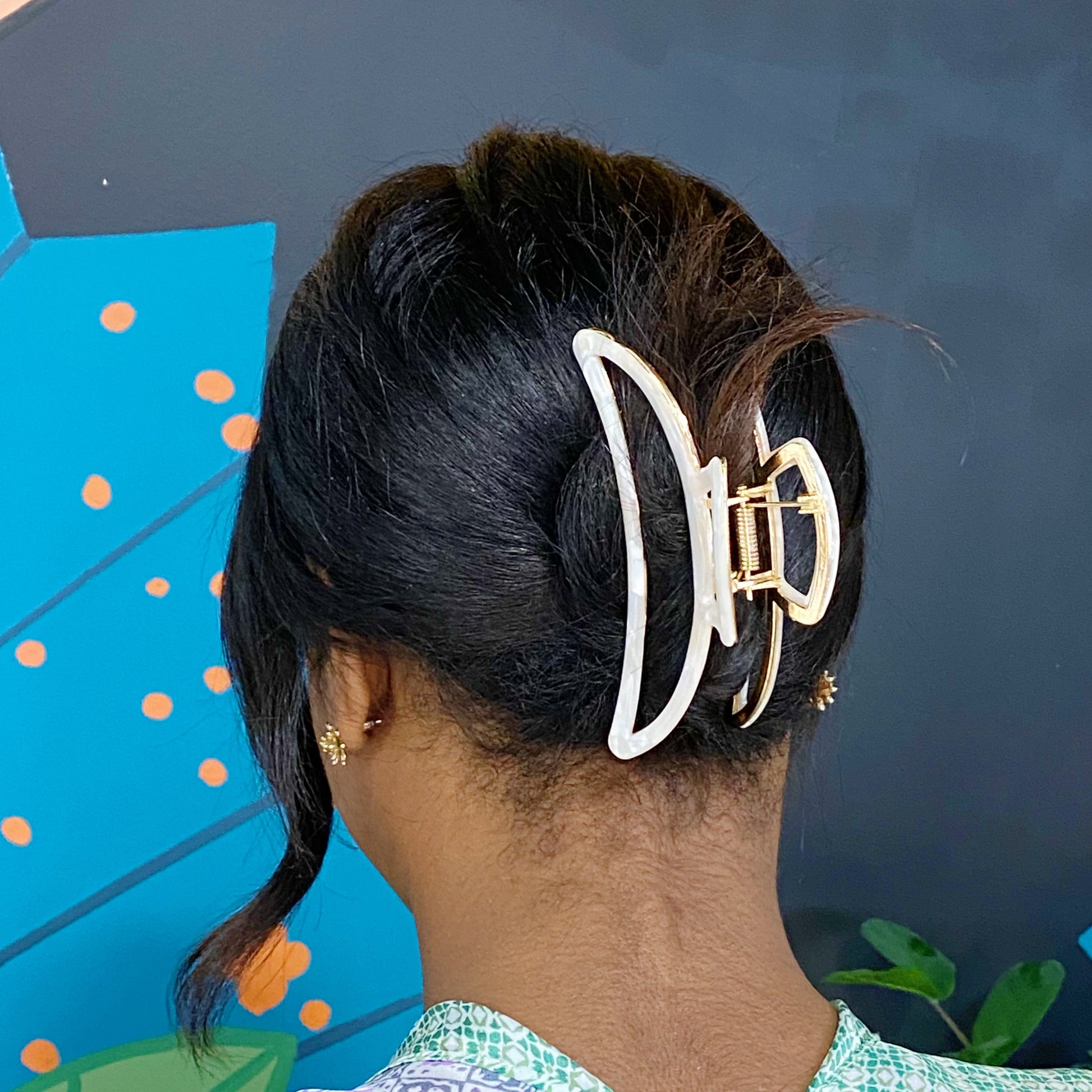 Jenna Half Moon Hair Claw - Totes and Tangles