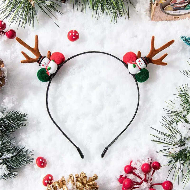 Christmas Reindeer Antler Barrettes and Headbands