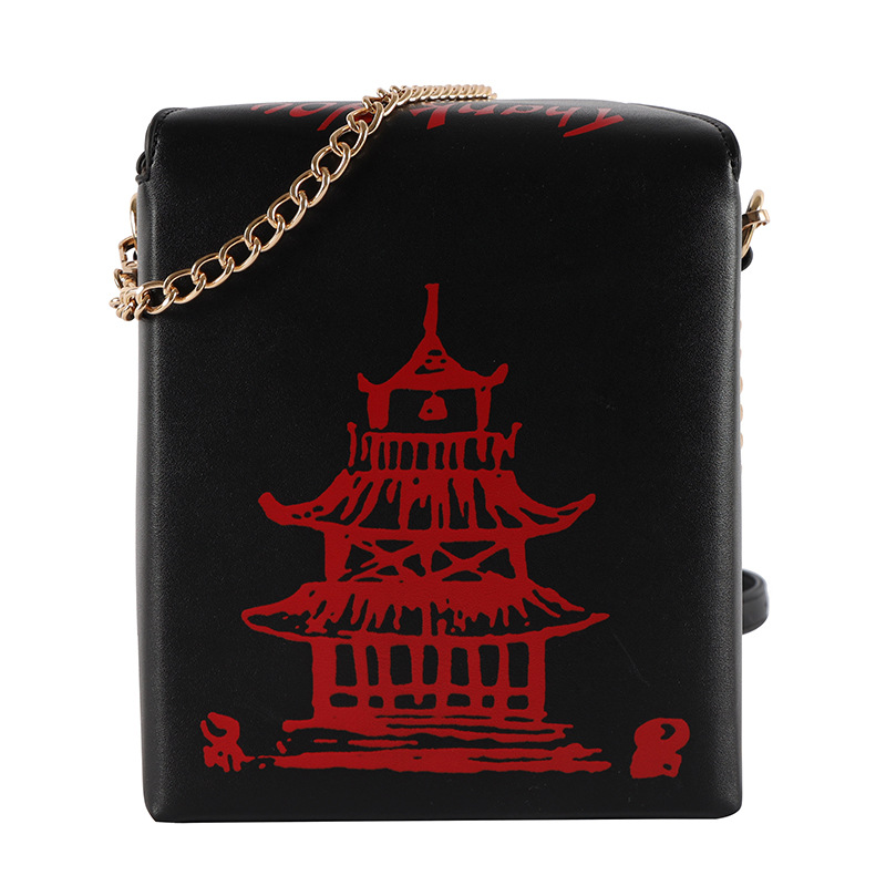 Chinese Takeout Box Crossbody Purse