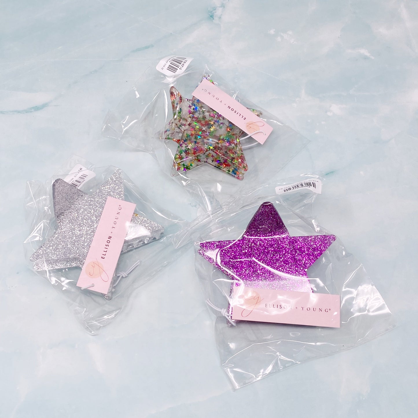 Dipped in Glitter Star Hair Claw