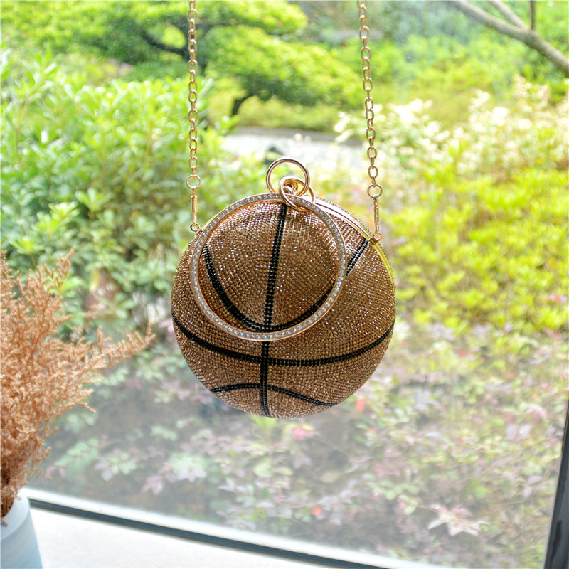 Basketball Rhinestone Handbag