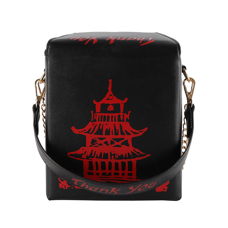 Chinese Takeout Box Crossbody Purse