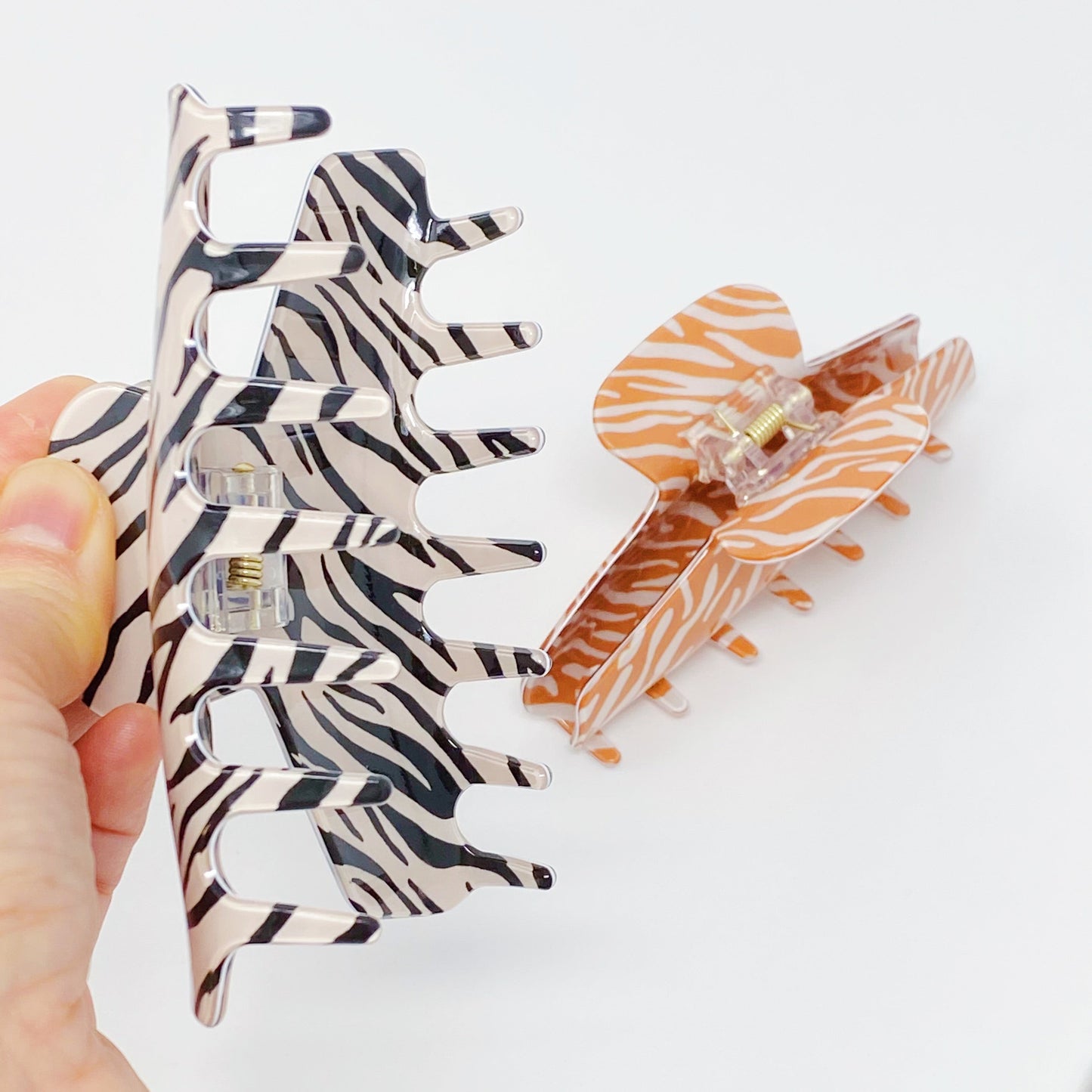 Zebra Print Hair Clip