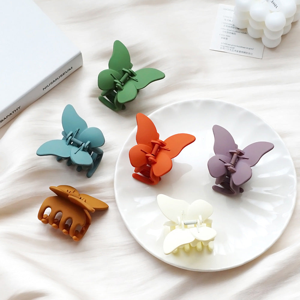 Wholesale Hot Selling Cute Mini Matte Decorative Accessories Plastic Hair Claw Clips for Women Thick Thin Hair - Totes and Tangles