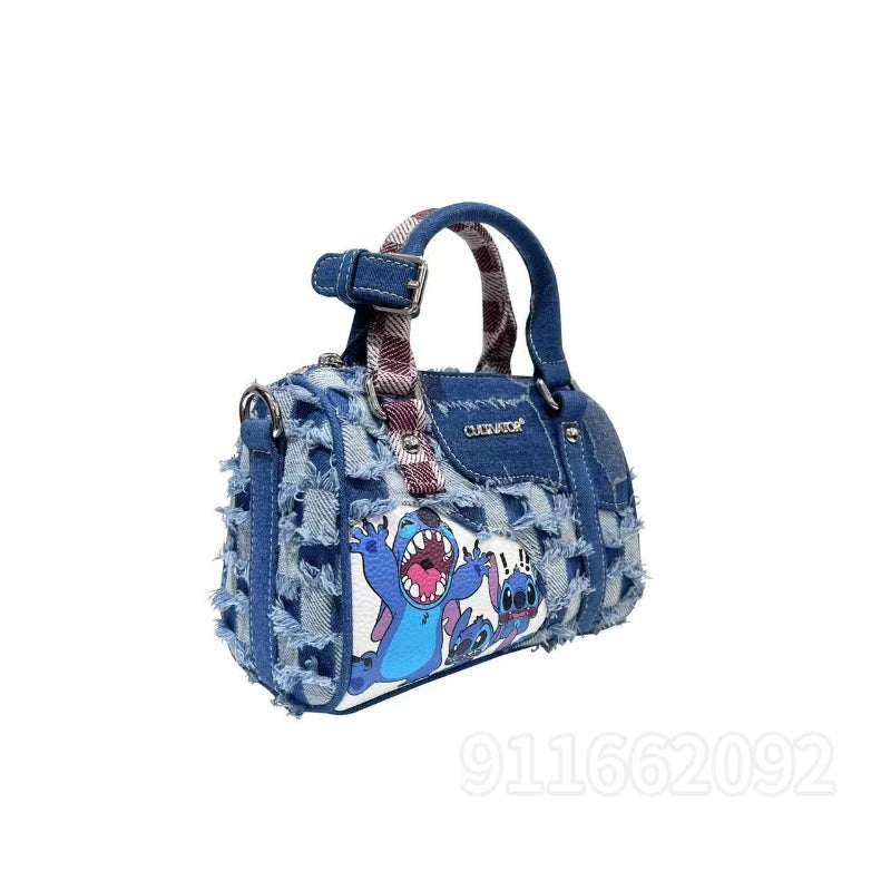 Disney Stitch Original Women's Handbag Luxury Brand Fashion Women's One Shoulder Crossbody Bag Cartoon Cute Girls' Handbag - Totes and Tangles