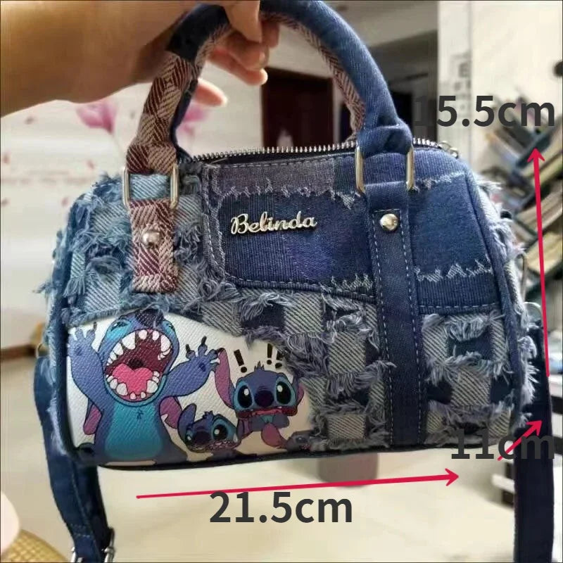 Disney Stitch Original Women's Handbag Luxury Brand Fashion Women's One Shoulder Crossbody Bag Cartoon Cute Girls' Handbag - Totes and Tangles