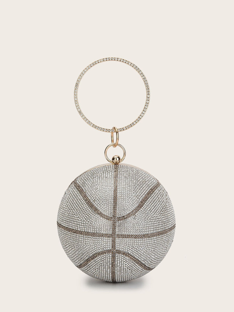 Basketball Rhinestone Handbag