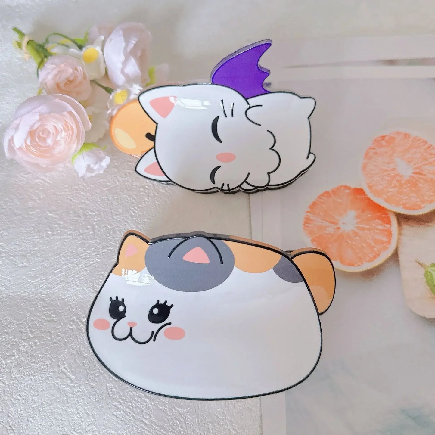 YHJ New Kawaii Cartoon Cat Hair Claw Funny Animal Series Crab Hair Clip Cat Lovers Headdress for Women Girls Hair Accessories