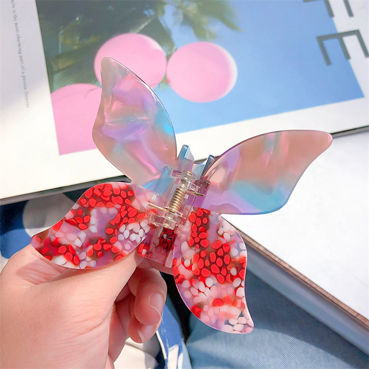 Colorful Butterfly Hair Claw - Clips