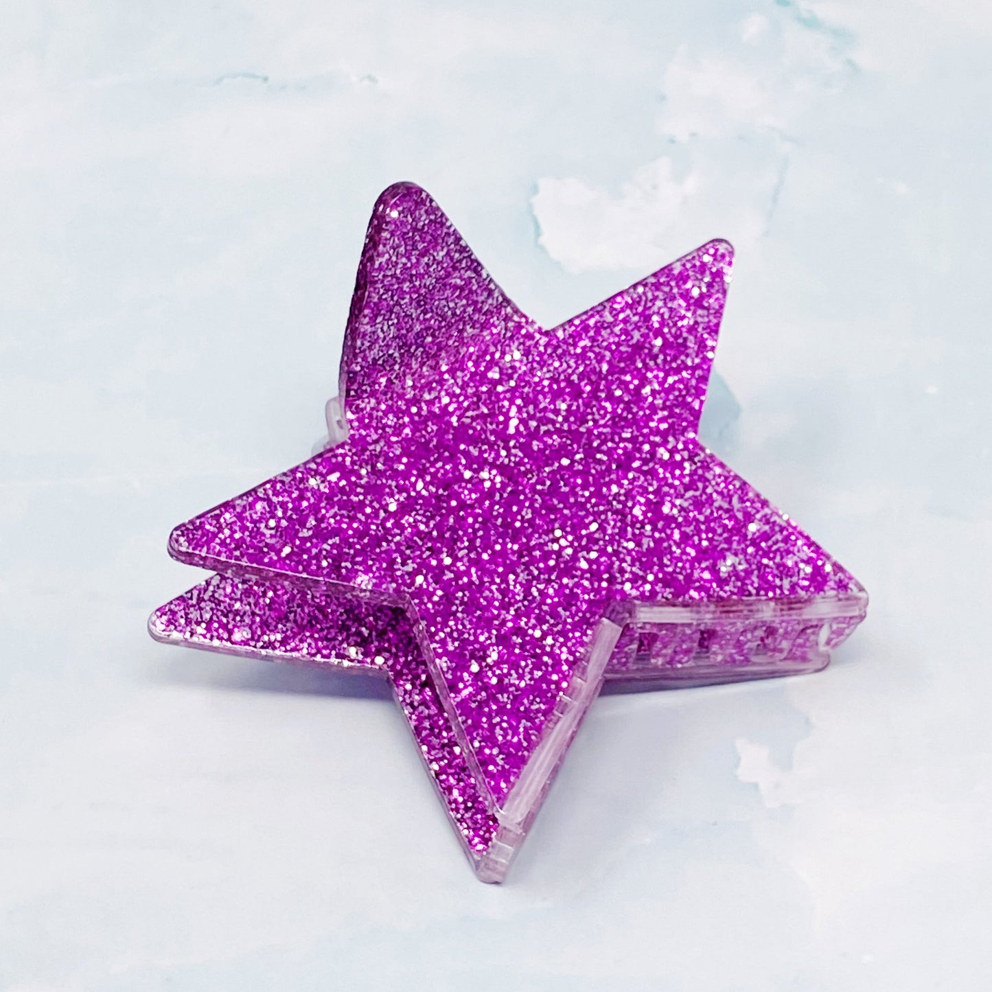 Dipped in Glitter Star Hair Claw