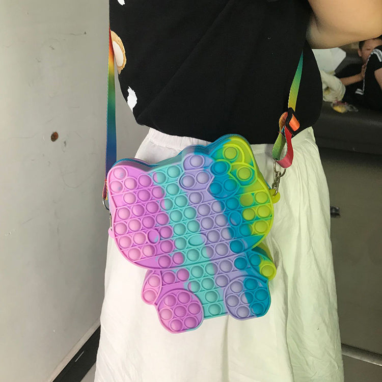 New Arrivals Kid Pop It Purse  Candy Color Children Designer  Purses and Handbags Woman Designer Purse - Totes and Tangles