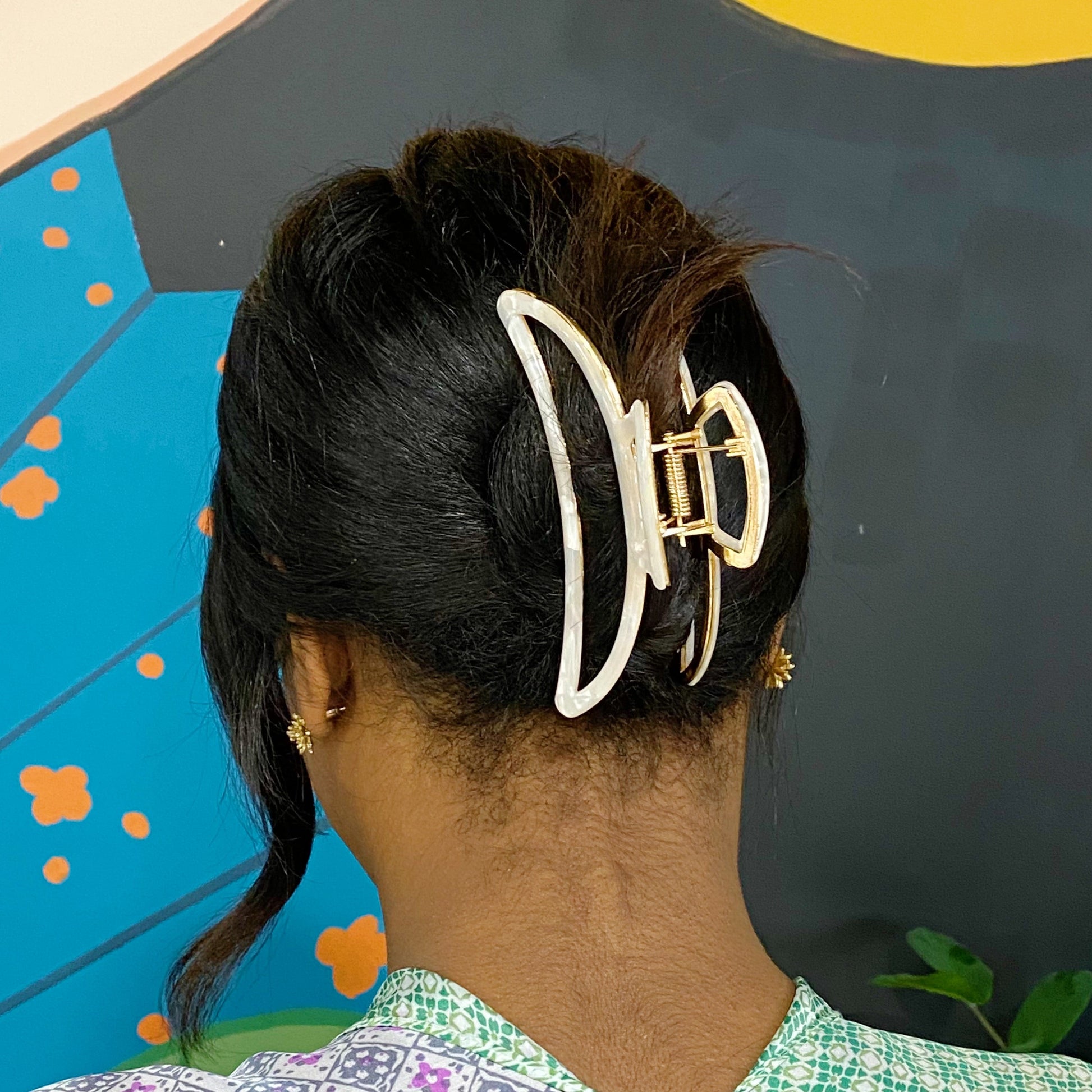 Jenna Half Moon Hair Claw - Totes and Tangles
