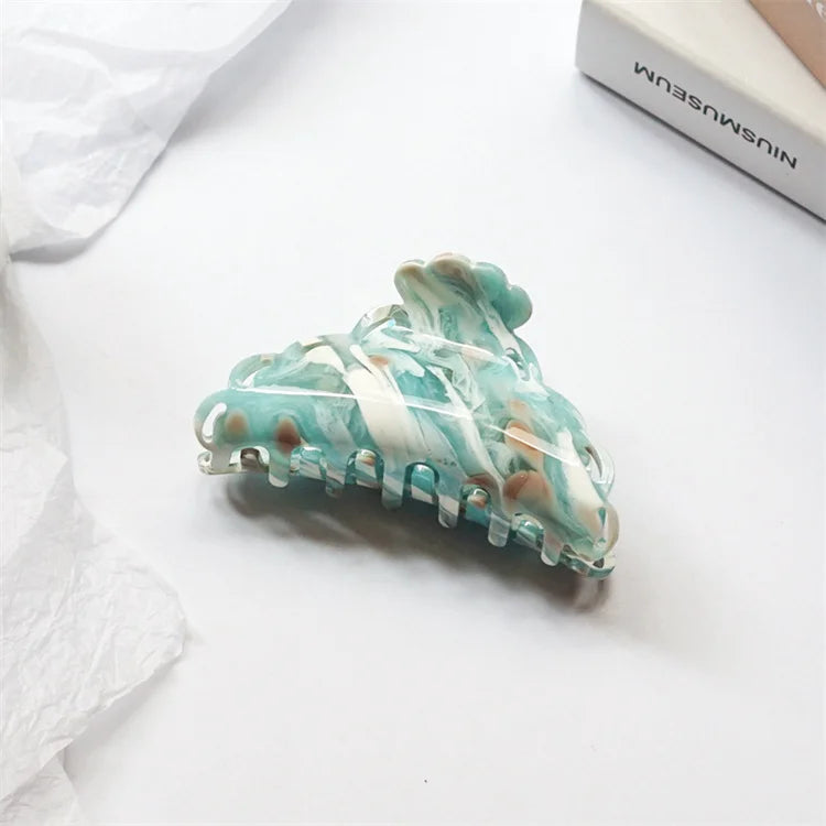 Woman Hair Claw Clip Hollow Out Acetate Hair Claw Advanced Gorgeous Drop Shape Claw Clip
