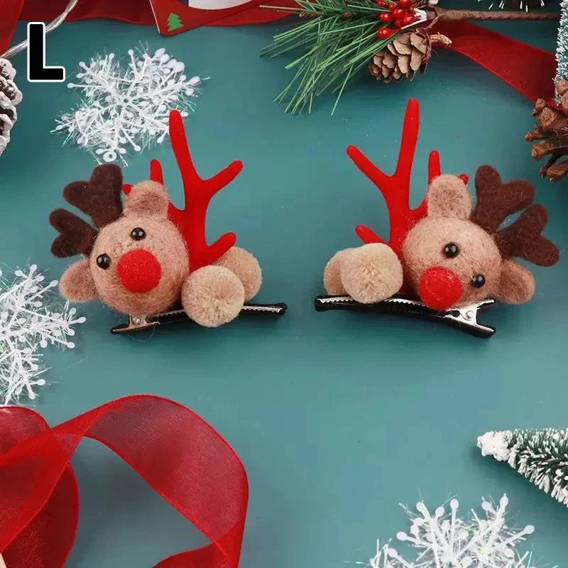 Christmas Reindeer Antler Barrettes and Headbands