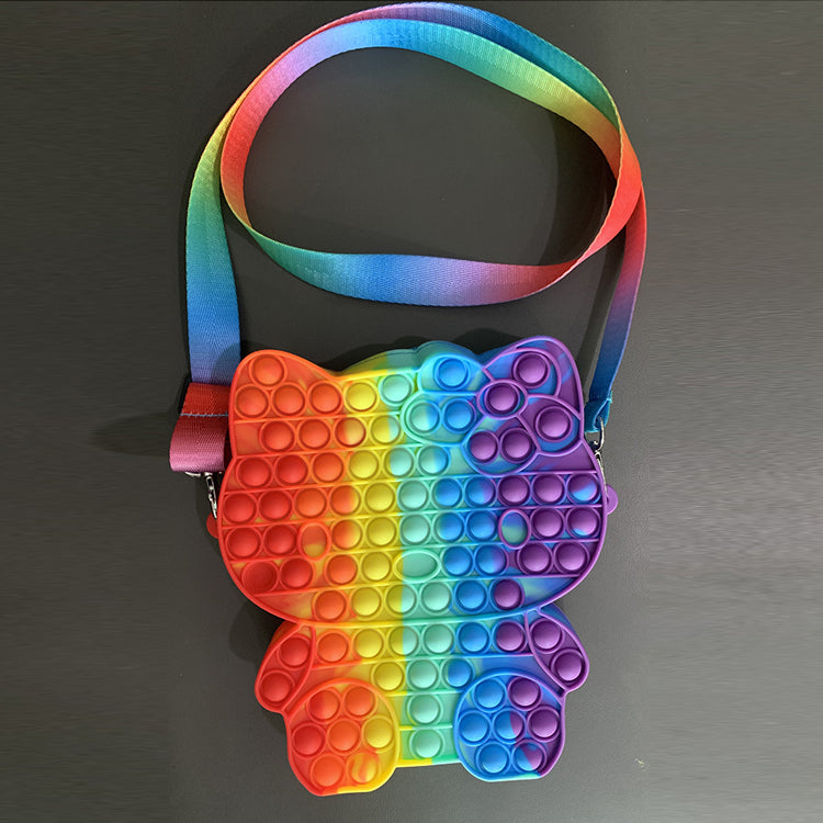 New Arrivals Kid Pop It Purse  Candy Color Children Designer  Purses and Handbags Woman Designer Purse - Totes and Tangles