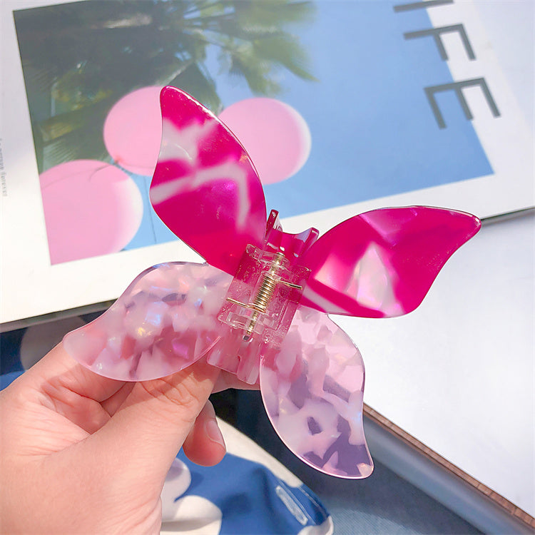 Colorful Butterfly Hair Claw - Clips