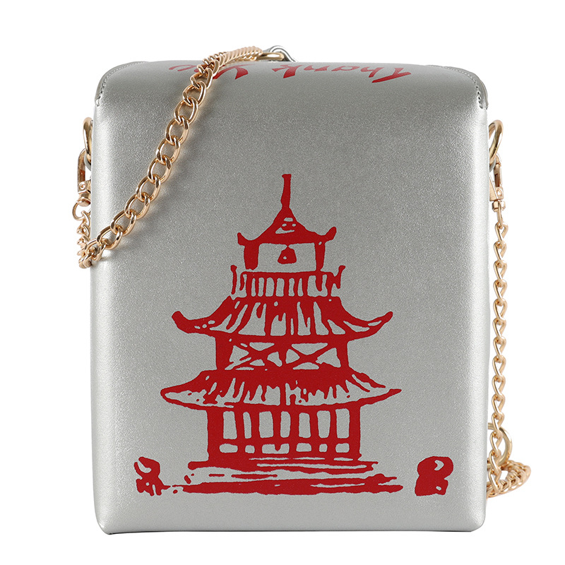 Chinese Takeout Box Crossbody Purse