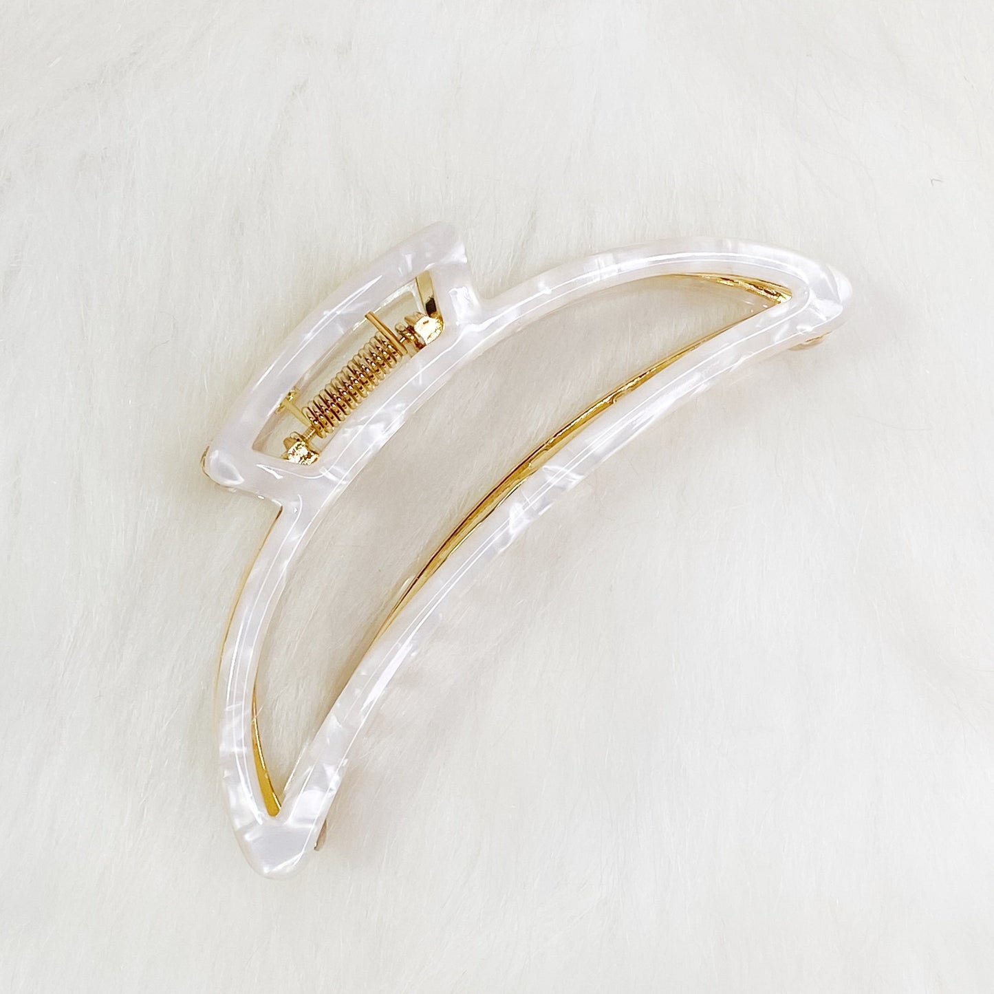 Jenna Half Moon Hair Claw - Totes and Tangles