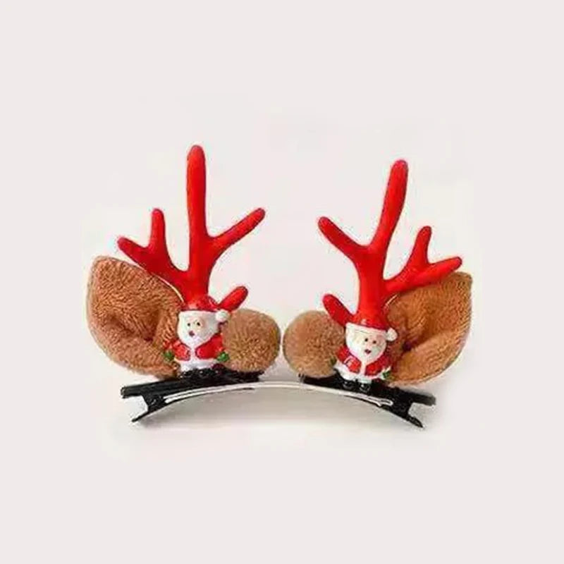 Christmas Reindeer Antler Barrettes and Headbands