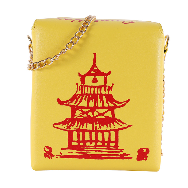 Chinese Takeout Box Crossbody Purse