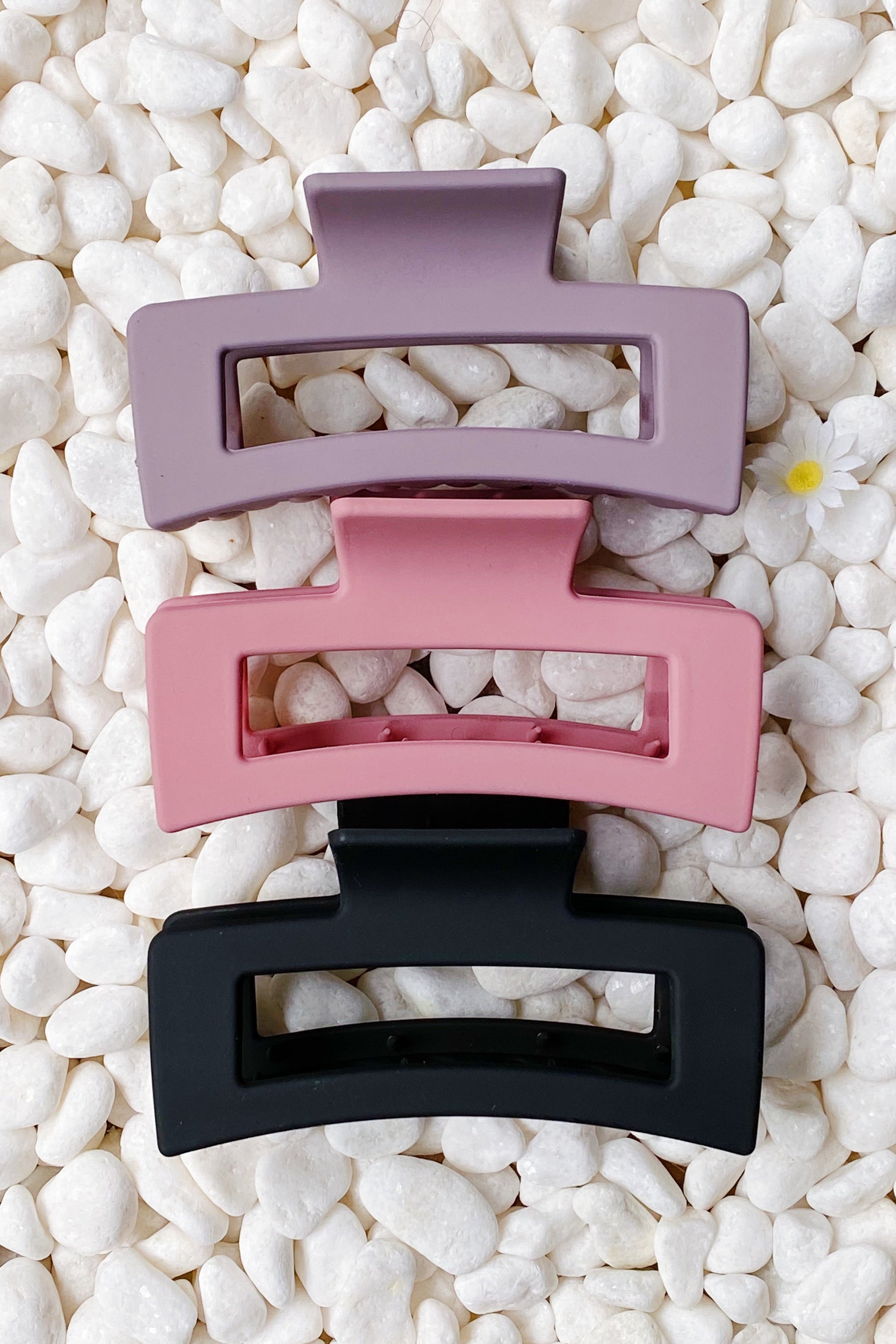 Monotone Hair Claw Set - Totes and Tangles