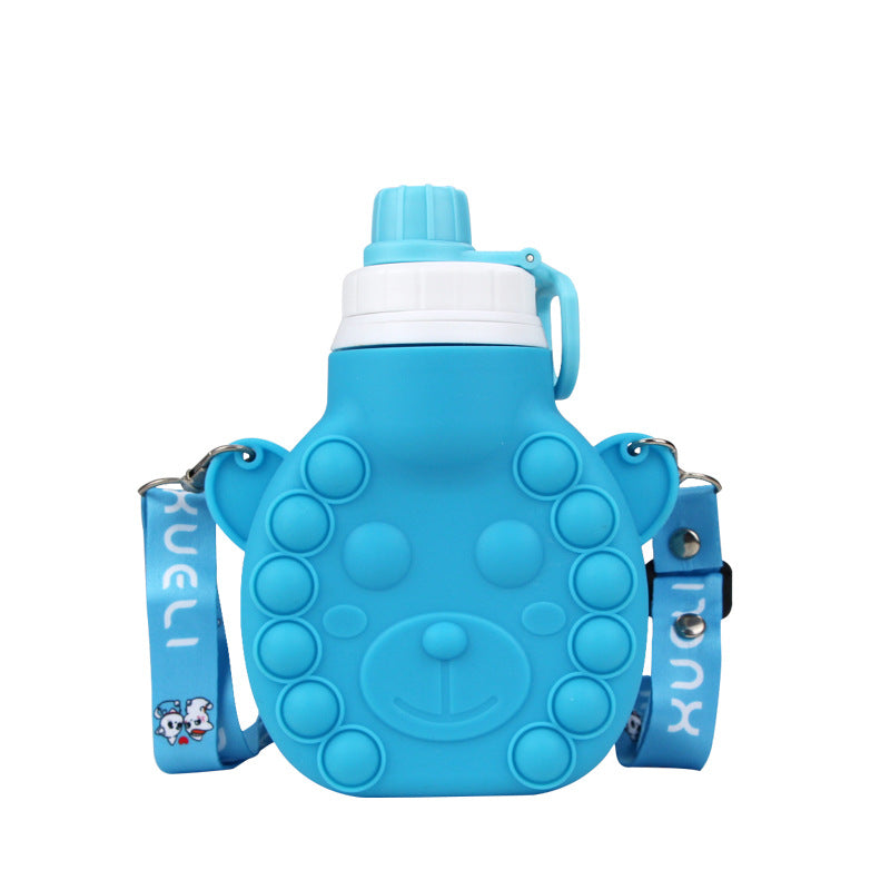 Fashion Silicone Water Bottle Push Bubble Fidget Purses and Handbags Cute Mini Jelly Bags Little Girls Kids Purses - Totes and Tangles