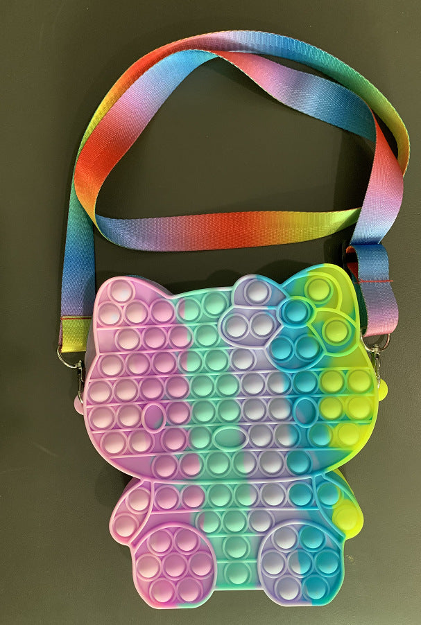 New Arrivals Kid Pop It Purse  Candy Color Children Designer  Purses and Handbags Woman Designer Purse - Totes and Tangles