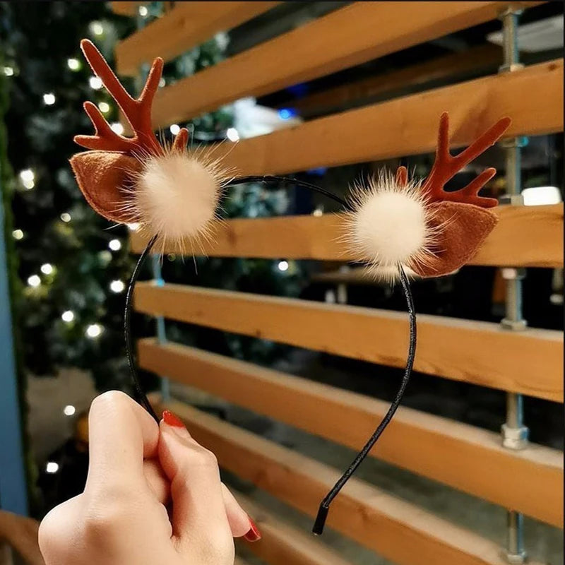 Christmas Reindeer Antler Barrettes and Headbands