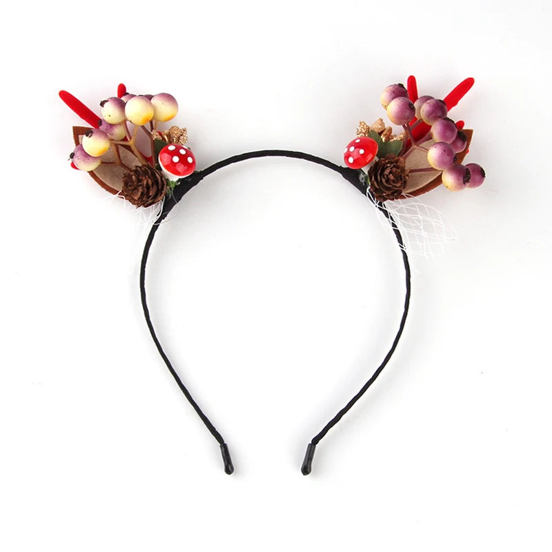 Christmas Reindeer Antler Barrettes and Headbands