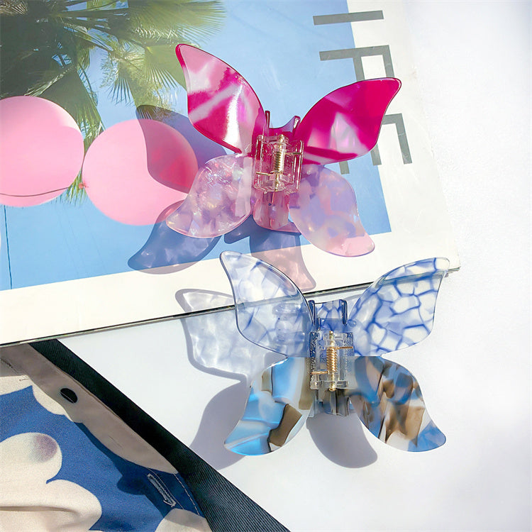 Colorful Butterfly Hair Claw - Clips